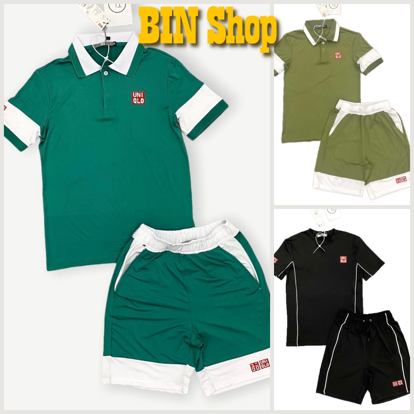 Bộ Thể Thao Nam UNIQLO Cộc Tay Co Dãn 4 Chiều - BINSHOP1997