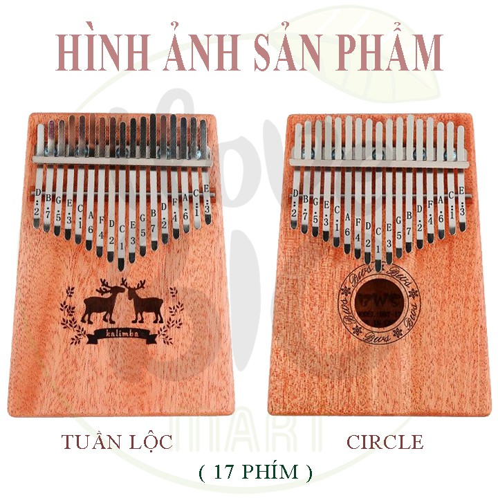 Đàn Kalimba 17 Phím - Đàn Kalimba Thumbs Piano Sử Dụng Ngón Tay - BIO89