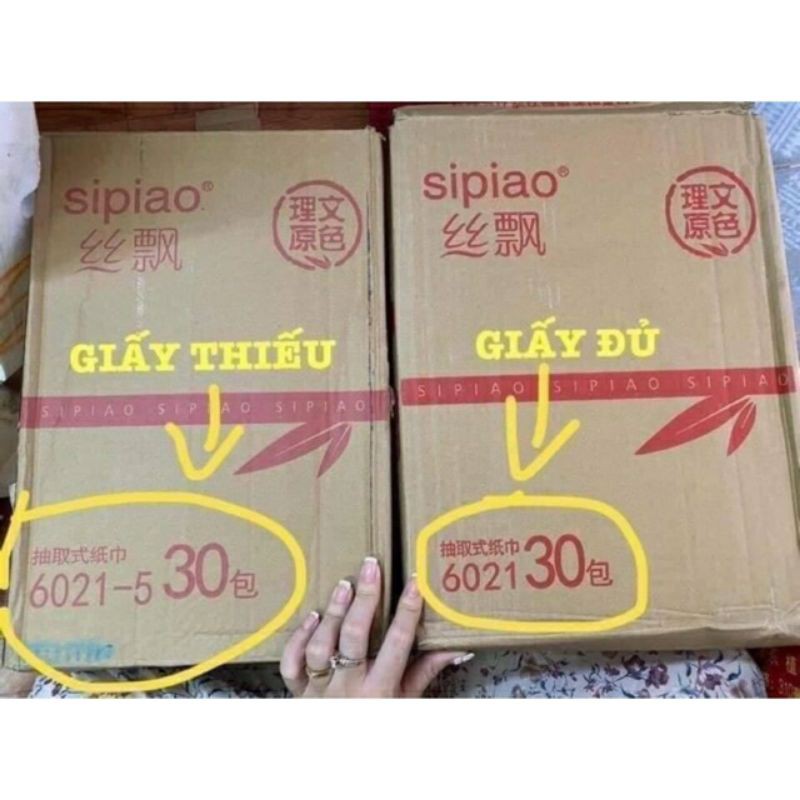 GIẤY ĂN GẤU TRÚC - BÁN BUÔN SLL - SIPAO - MÃ GIẤY ĐỦ