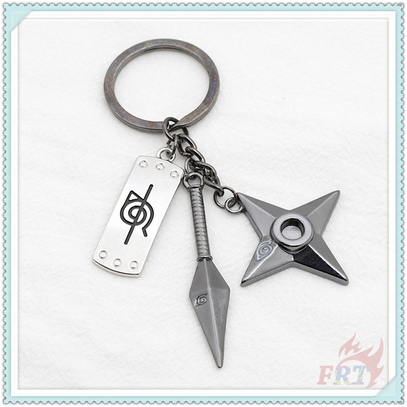 Móc Khóa Naruto - Shurken Kunai 1pc 3 Pendants Keyrings Accessories Gifts