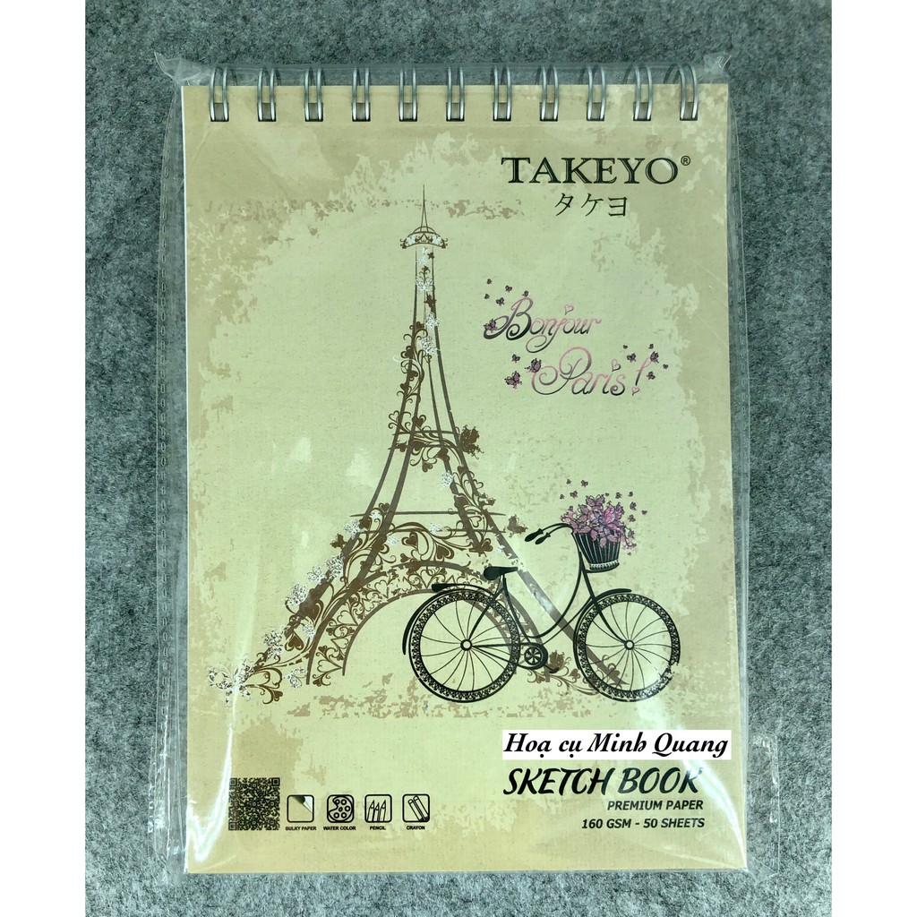 SỔ SKETCHBOOK TAKEYO NHẬT