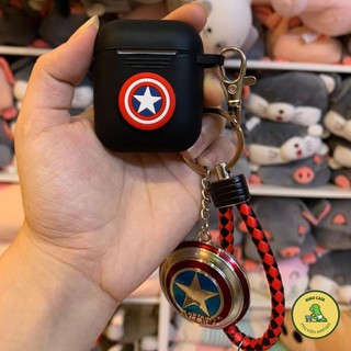 [Ảnh Thật - Hàng chuẩn] 🌟Combo 3 Món🌟 Case Airpod Siêu Anh Hùng Marvel Bằng Silicon Dẻo Vỏ Bao Ốp Đựng Airpod 1&2