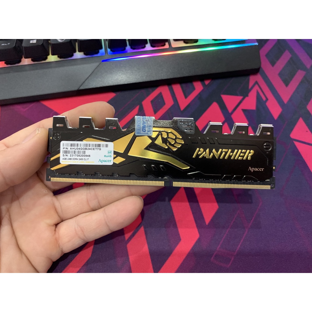 Ram PC DDR4 Apacer Panther 4GB Bus 2400MHz - Cũ