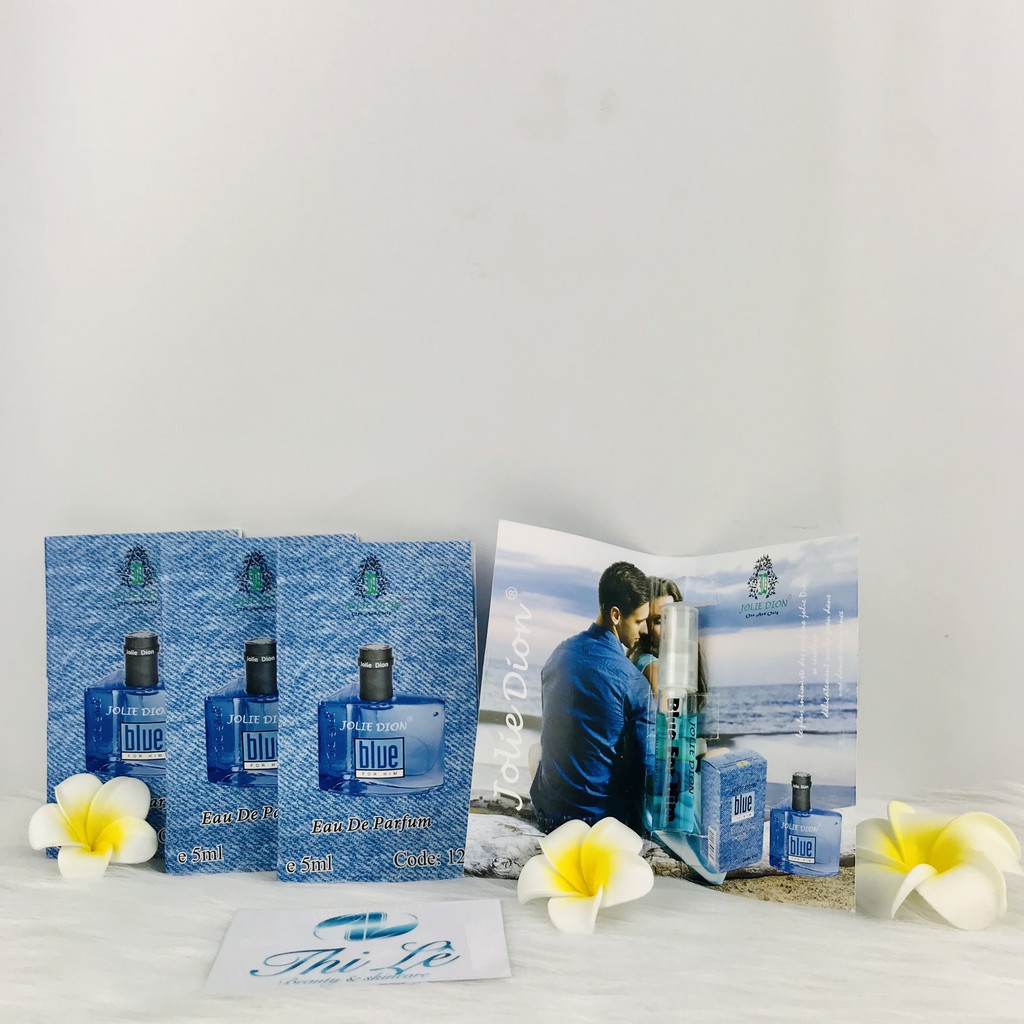 Nước hoa nữ mini chính hãng thơm lâu,hương dịu nhẹ, Singapore Blue - Jolie Dion EDP 5ml