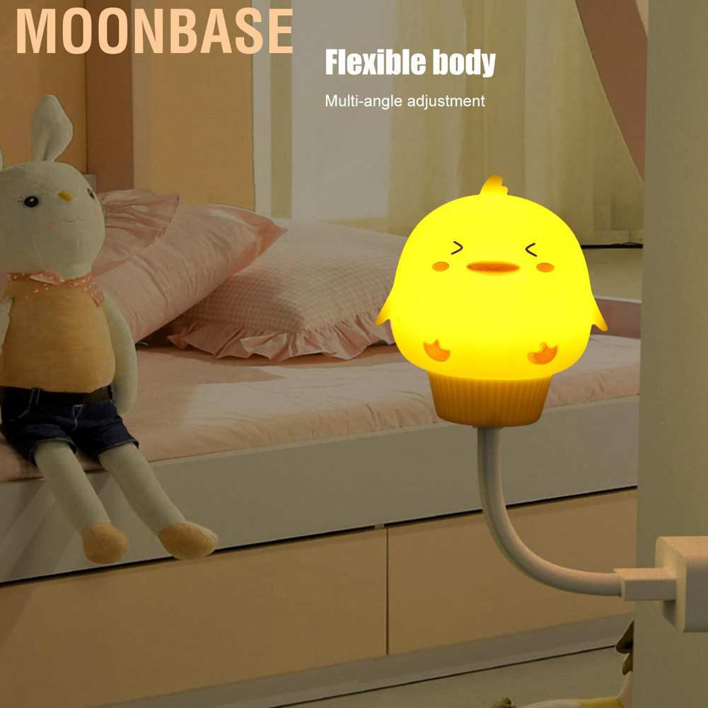 Moonbase Duck‑Shaped Light 360 Degrees Flexible LED Night Lamp Bedroom Decor for Children Baby USB Powered