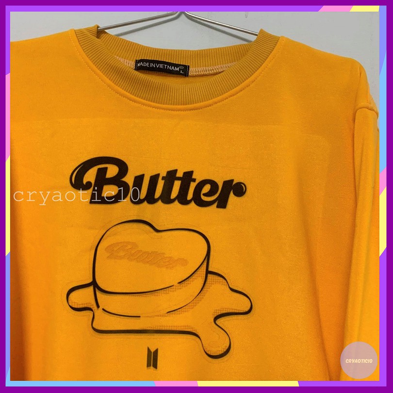 [Kèm hình thật] Áo sweater Butter nỉ BTS Idol Cheap Moment Kpop unisex cryaotic10