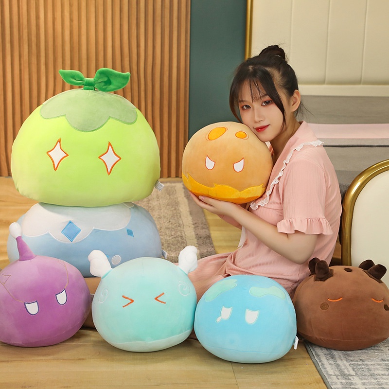 Gối ôm nhồi bông 30/40/50cm họa tiết hoạt hình dễ thương trang trí nhà cửa