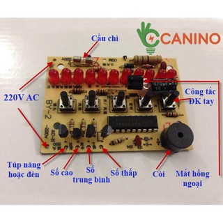 Mạch Điều Khiển 🍀FREESHIP🍀 Mạch điều khiển quạt từ xa canino v1
