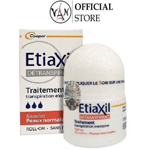 Khử mùi Etiaxil ngăn ngừa mồ hôi dành cho da thường không ướt dính áo hay gây ố vàng 15ml - etiaxil đỏ