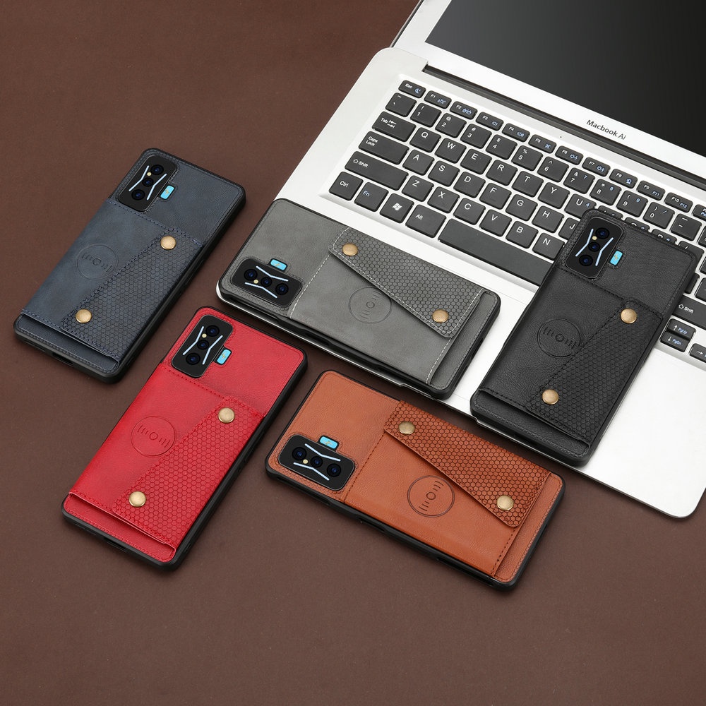 Ốp Điện Thoại Da Gập Nam Châm Phối Ví Dành Cho Xiaomi Redmi K 40 50 K50 Gaming K40 Pro 5G
