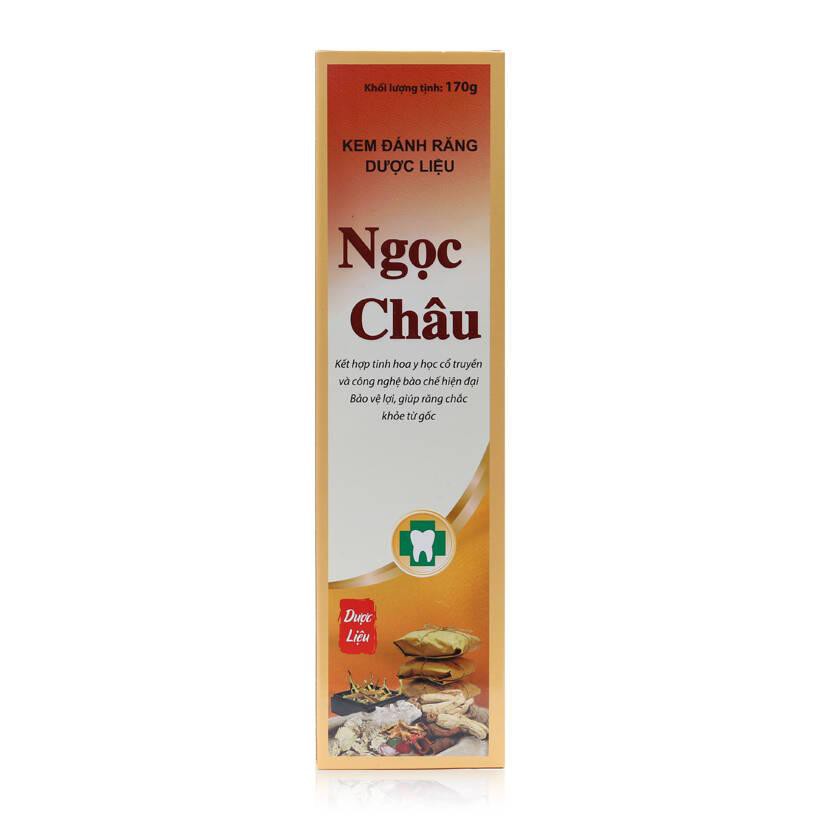 Kem đánh răng dược liệu Ngọc Châu truyền thống giúp làm trắng răng, tuýp 170gr - NC1-01