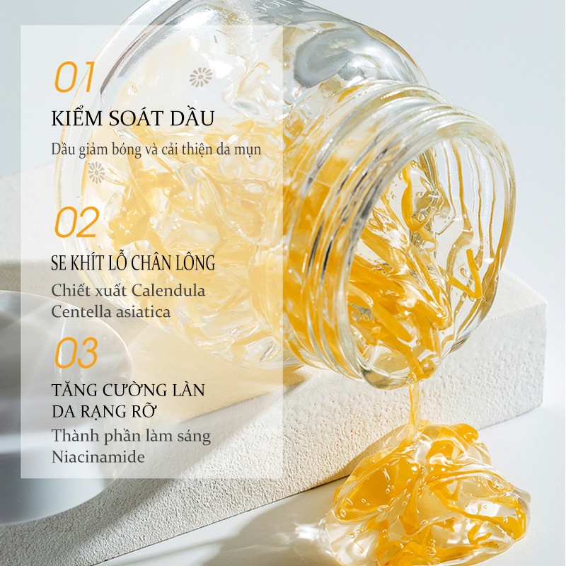 100G Mặt nạ làm dịu trẻ hóa dưỡng ẩm cho giấc ngủ CalendulaLàm dịu và dưỡng daThu nhỏ lỗ chân lông (MDL-MM-1)