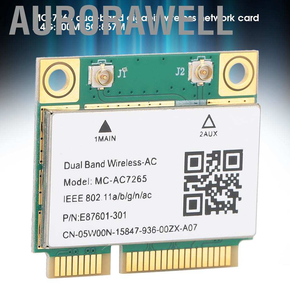Card Mạng Không Dây Mini Pci E Gigabit Bluetooth 4.2 Wifi Mc Ac7265 | BigBuy360 - bigbuy360.vn