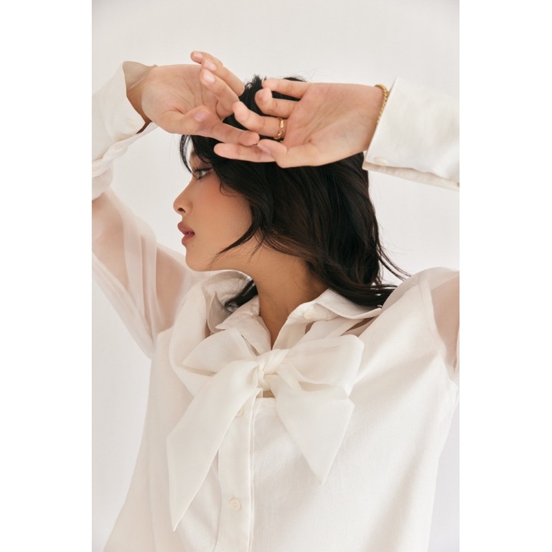 Áo sơ mi buộc nơ cổ - BOWIE