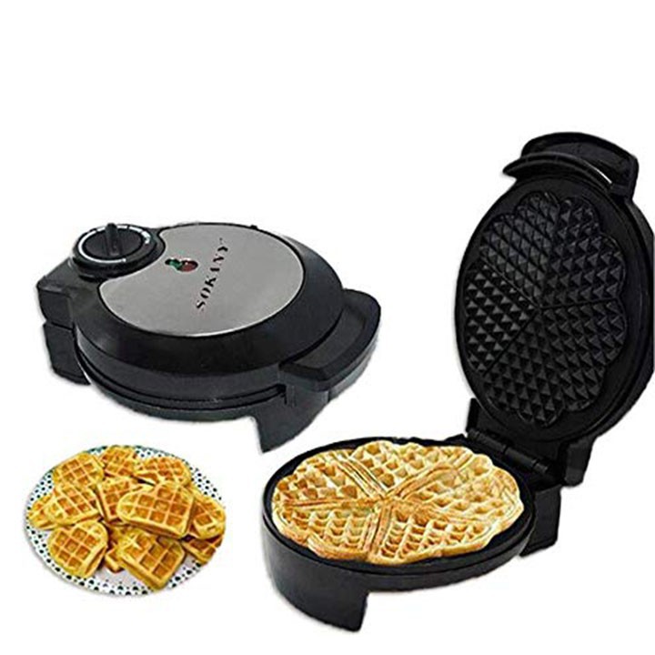 Máy Làm Bánh Waffle quế, bánh tổ ong, bánh kẹp 2021