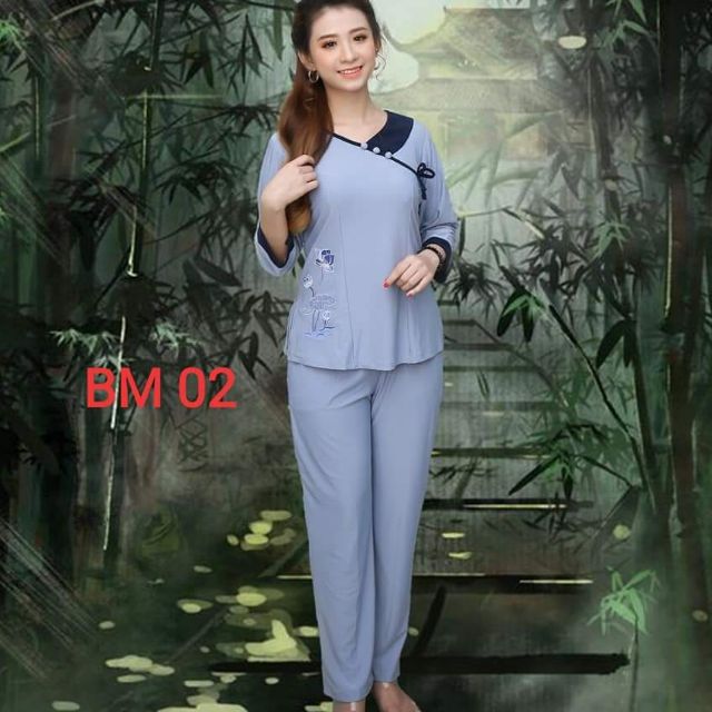 Đồ bộ đi chùa (thun nơ