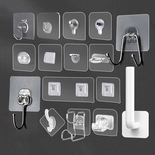 1 Móc Dán Tường Trong Suốt Đa Năng Tiện Dụng