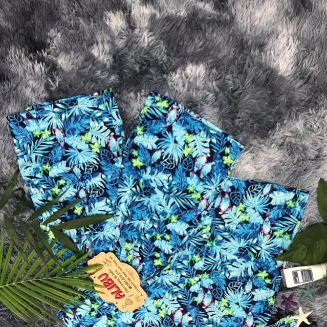 Quần bơi hoa quả đi biển chất cotton thô , lụa ( không vó áo ) ་