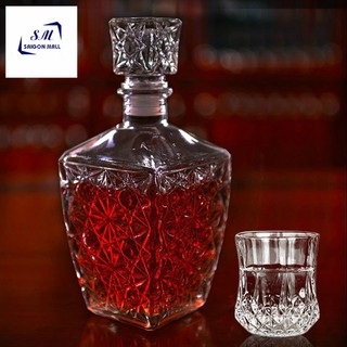 BR01-Bình Đựng Ngâm Sâm Thuỷ Tinh 750ml
