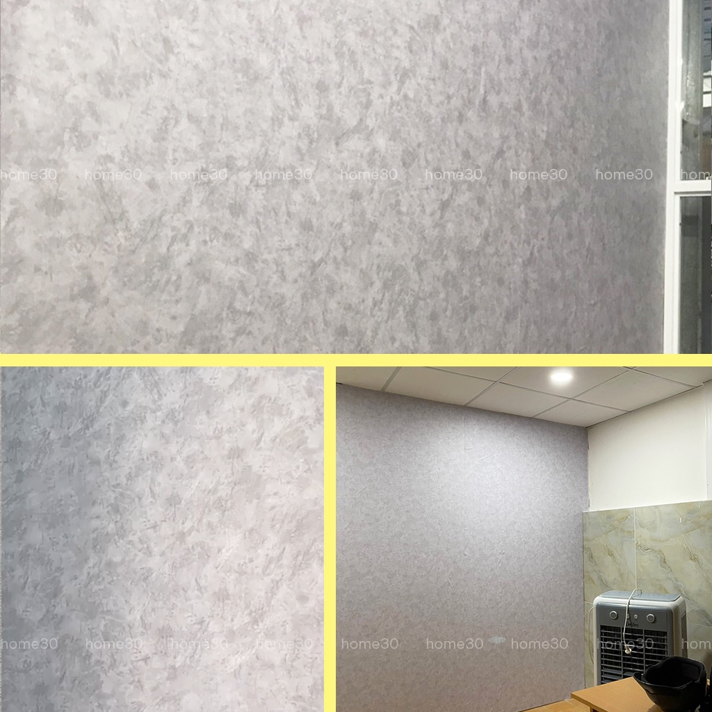 Giấy dán tường giả màu xi măng bê tông chống thấm nhiều mẫu đẹp khổ 1.2mx0.5m
