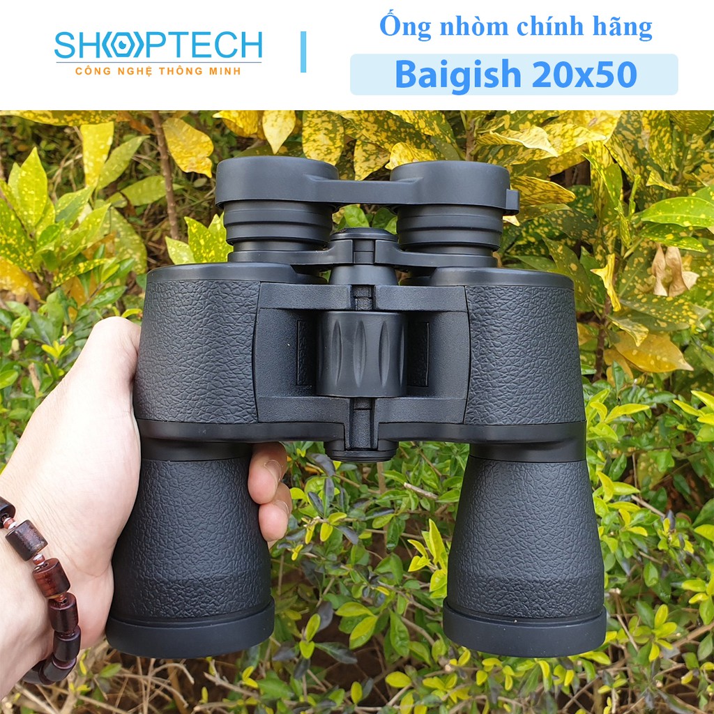 Ống nhòm 2 mắt  Baigish 20×50 cao cấp mini giá rẻ chuyên dụng săn ong du lịch cắm trại ngoài trời