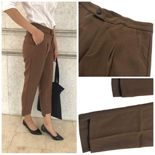 Quần baggy ống lệch L1 (4 màu )