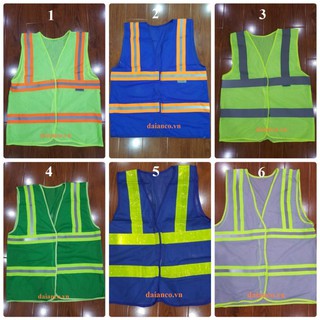 Áo ghi lê 3M lưới phản quang dán - nhiều màu