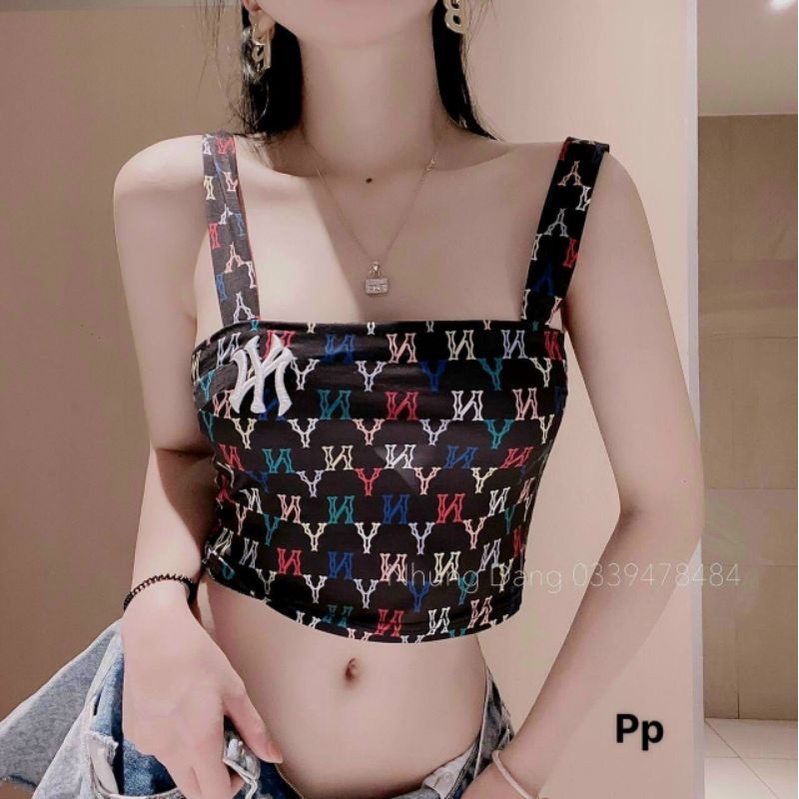 áo 2 dây in chữ NY cá tính
