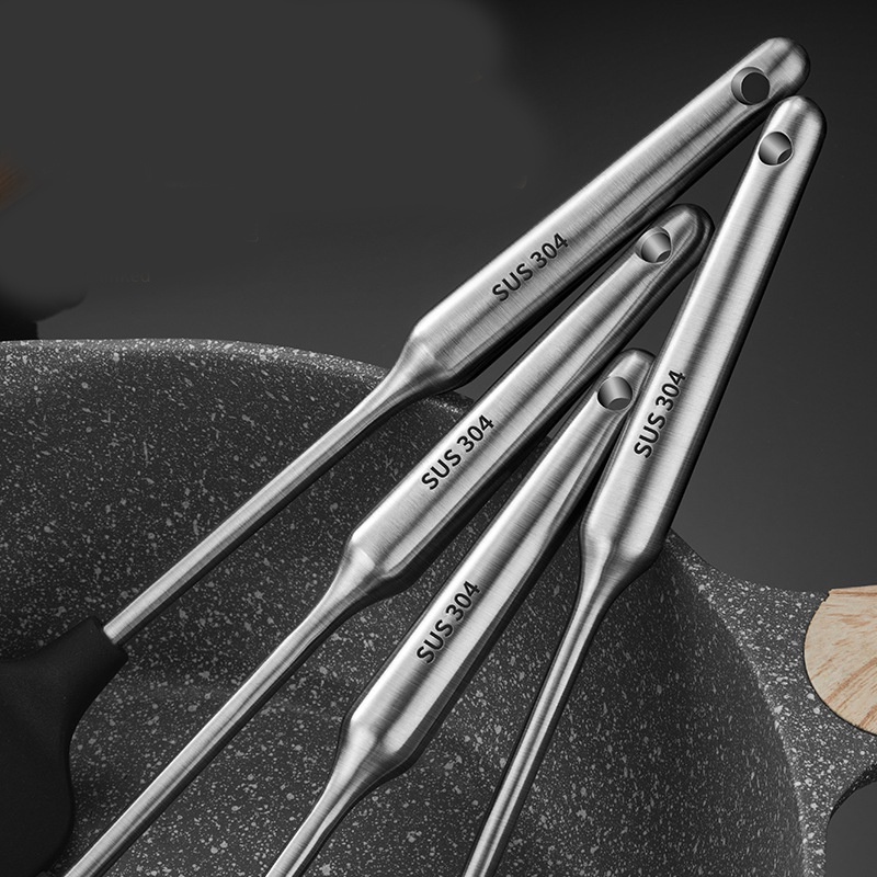 Bàn xẻng nấu ăn bằng thép không gỉ 304 không dính