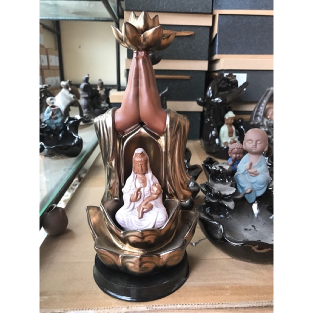 Thác Khói Quan Âm Tây Phương Tam Thánh