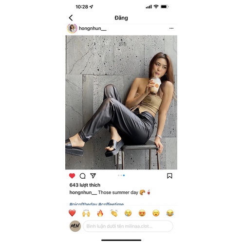 QUẦN DA DÀI SIÊU ĐẸP C2167 ÁO CROPTOP HAI DÂY