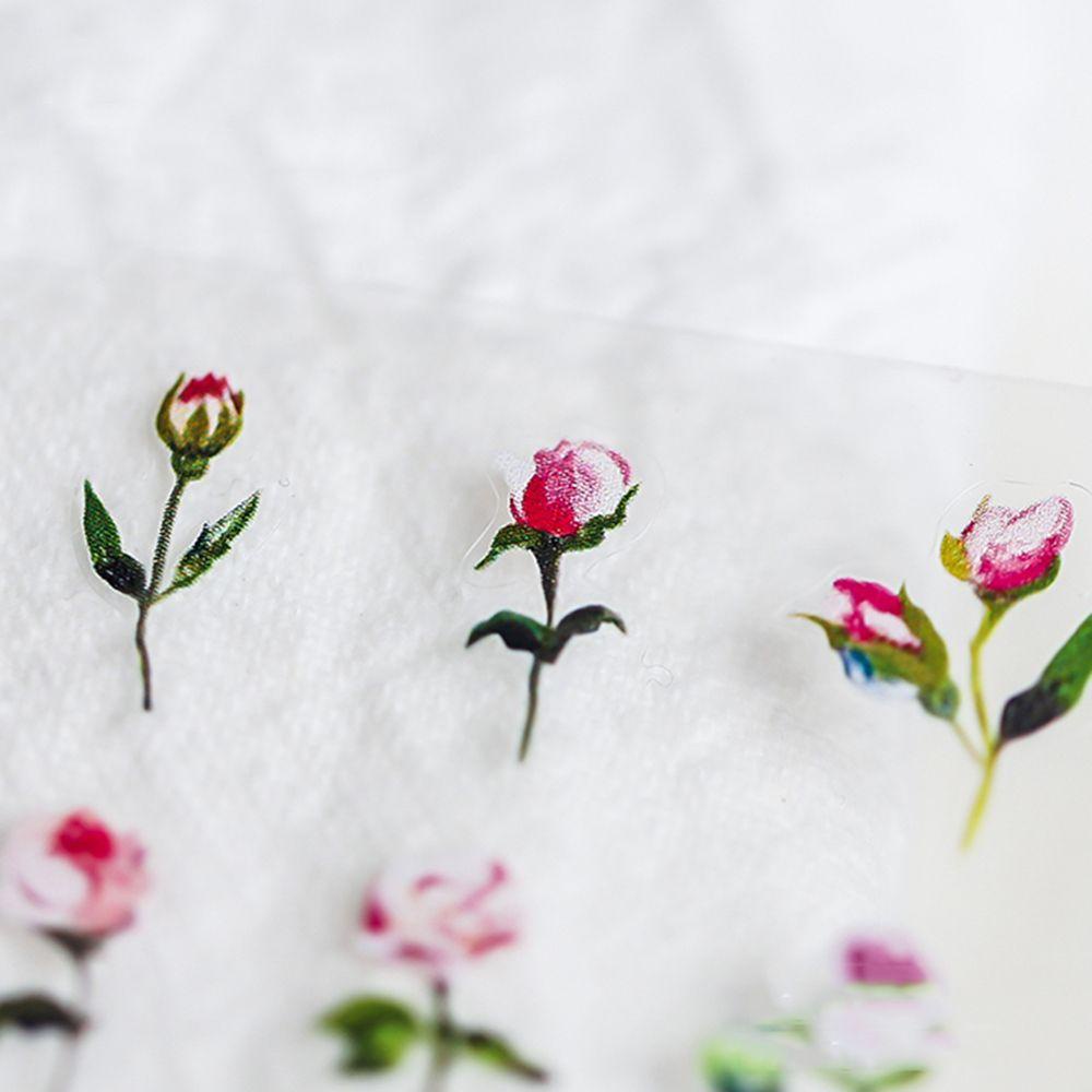 Miếng Dán Trang Trí Móng Tay Siêu Mỏng Họa Tiết Hoa Hồng Dễ Thương