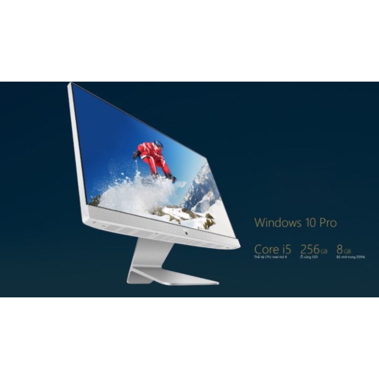All in One ASUS V222FAK-WA149T/ White/ Intel Core  i5-10210U (1.60 GHz, 6MB)/ RAM 8GB DDR4/  512GB SSD |Ben Computer | BigBuy360 - bigbuy360.vn