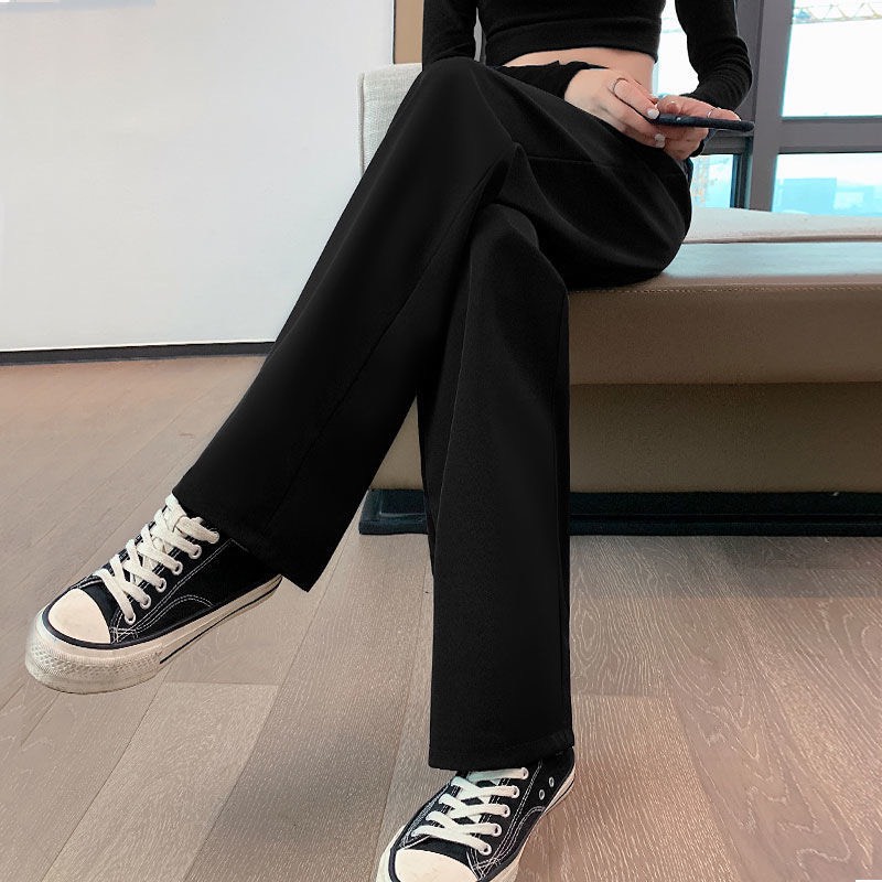 Quần Ống Rộng Hàng Quảng Châu, Quần Culottes Cạp Cao Dáng Xòe Thời trang Kiểu hàn Cao cấp