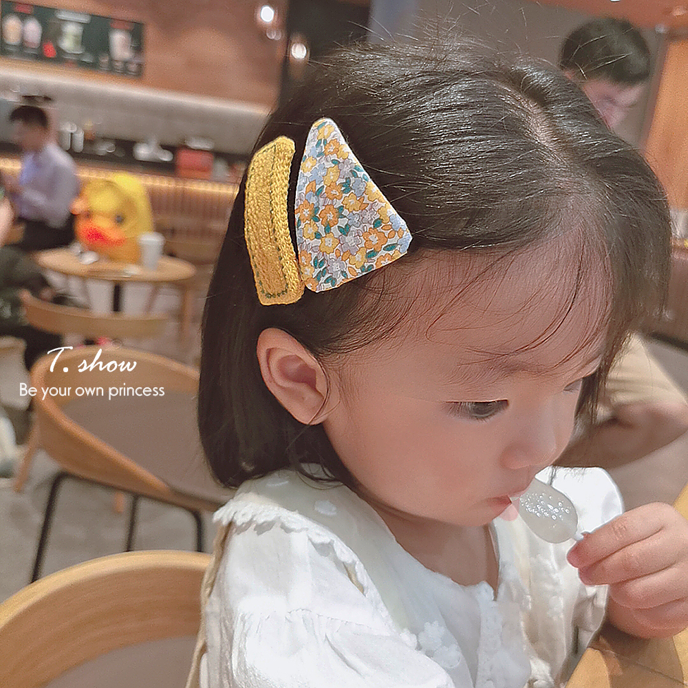 Kẹp tóc phong cách thời trang Hàn Quốc cho bé gái