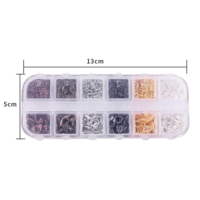 Bộ Kìm Kẹp Làm Trang Sức Bằng Hợp Kim 0.7x5mm 12Mm