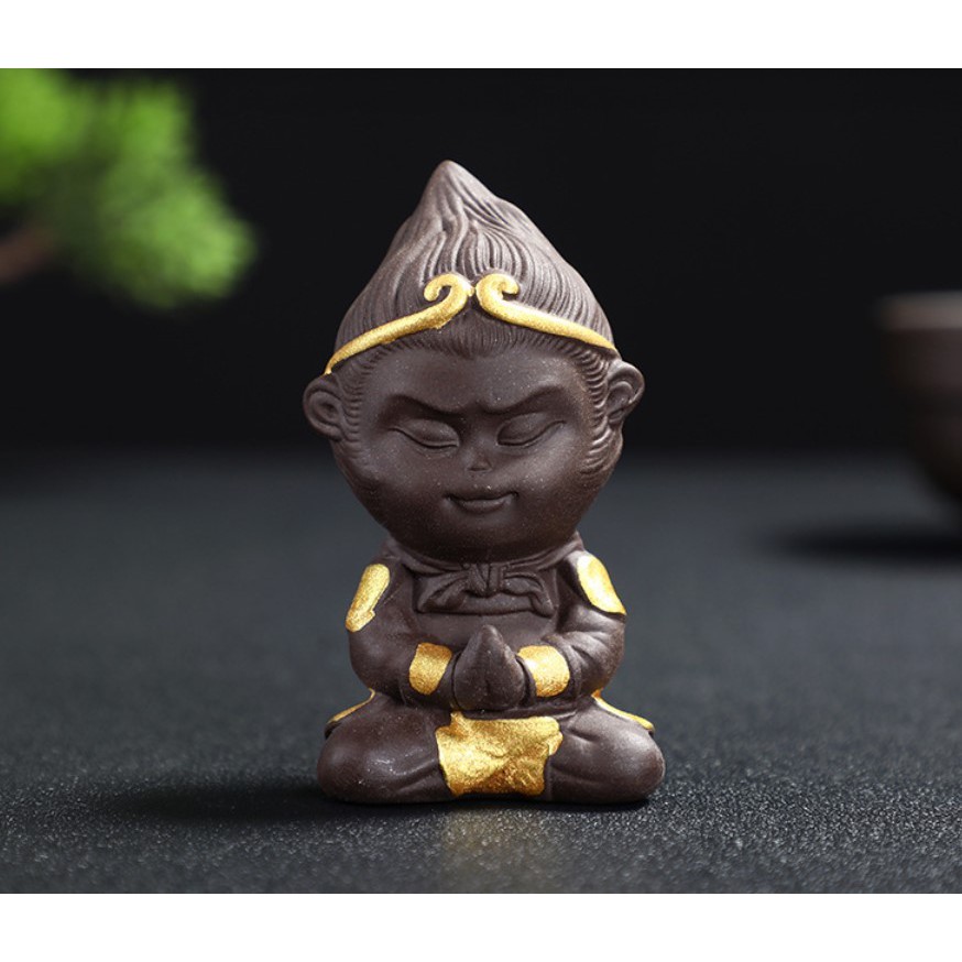 Tượng tôn ngộ không mini 🎁FREESHIP🎁 tượng tề thiên đại thánh -Tượng phật trang trí xe hơi, tiểu cảnh, bàn | BigBuy360 - bigbuy360.vn