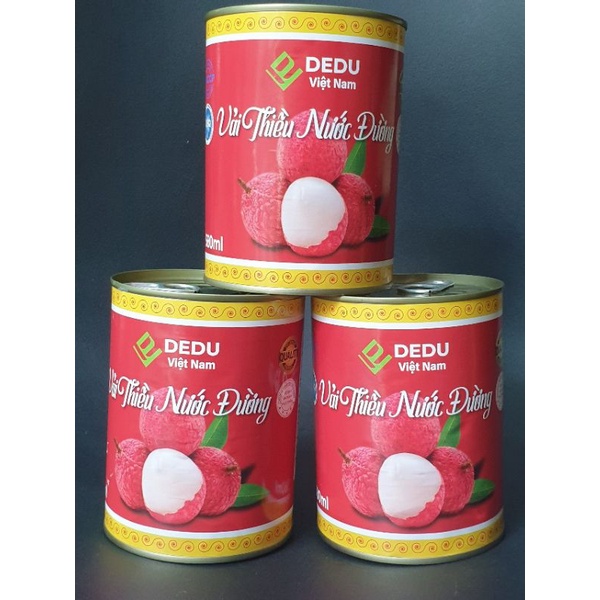 Vải hộp - Vải thiều ngâm nước đường dùng làm trà vải siêu ngon