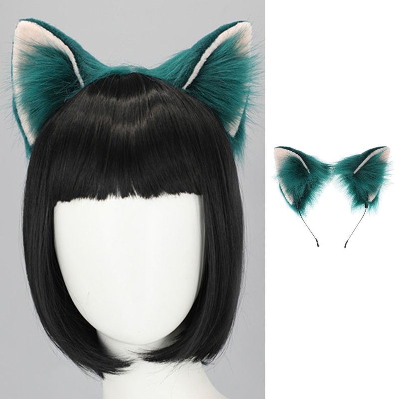 Băng Đô Tai Thỏ Lông Xù Hóa Trang Anime Đáng Yêu