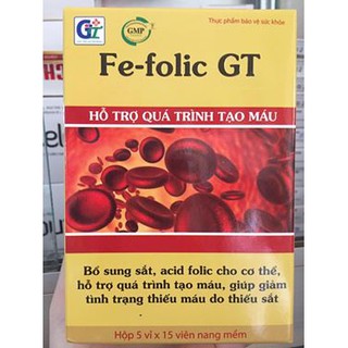 Viên uống FE-FOLIC GT giúp bổ máu
