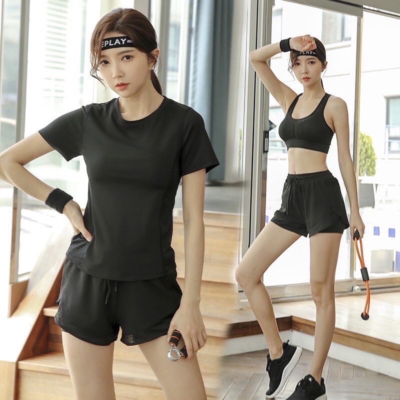 Áo tập gym yoga aerobic nữ Body Fit xuất xịn