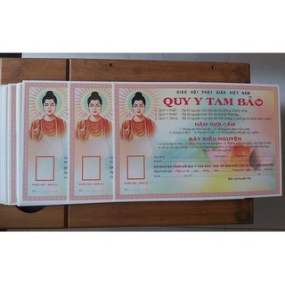 Phái Quy y Tam Bảo ( xấp 50 tấm)