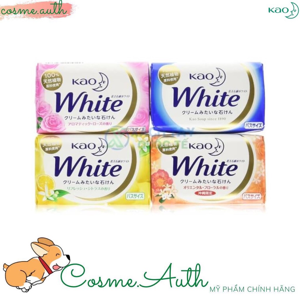 Xà phòng Tắm Kao White 130g số 1 Nhật Bản