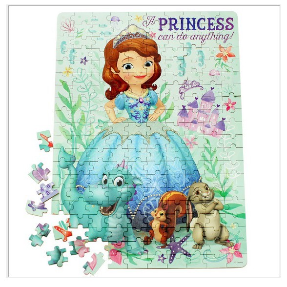 Ghép Tranh Puzzle 200 Mảnh Hộp Thiếc In Dập Nổi 3D - Sofia