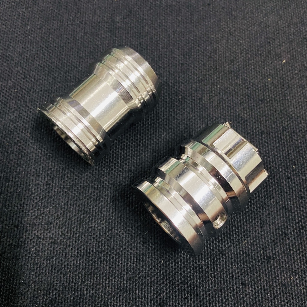 Chụp cốt giò đạp xe máy, ốc gắn cốt giò đạp xe INOX 304 SÁNG BÓNG gắn các dòng xe HONDA YAMAHA