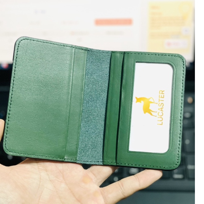 ví nam ,nữ da thật nhập khẩu uinex đựng thẻ atm và tiền gập đôi thời trang lucaster bảo hành 12 tháng,