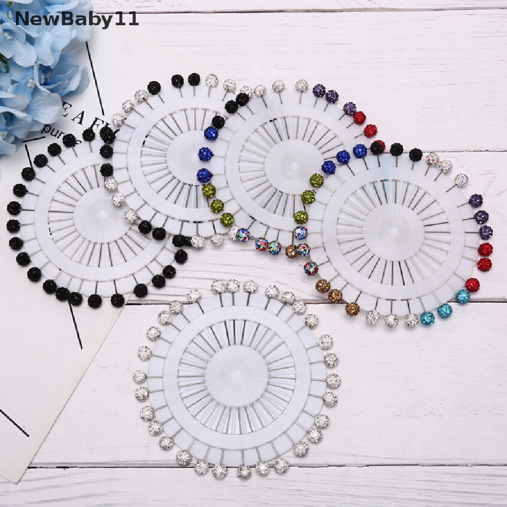 Bộ 30 Ghim Cài Khăn Trùm Đầu Bằng Hợp Kim Kẽm Nhiều Màu Sắc