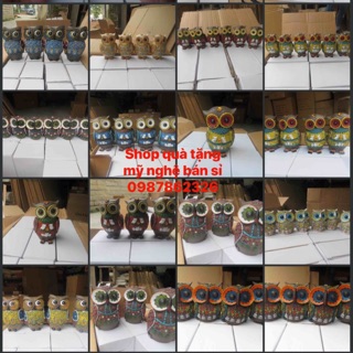 Con cú mèo may mắn liên hệ shop bán sỉ giao hàng toàn quốc