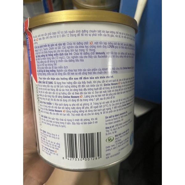 Combo 5 Sữa similac neosure 370g