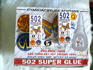 Keo Dán Sắt 502 Con Bướm